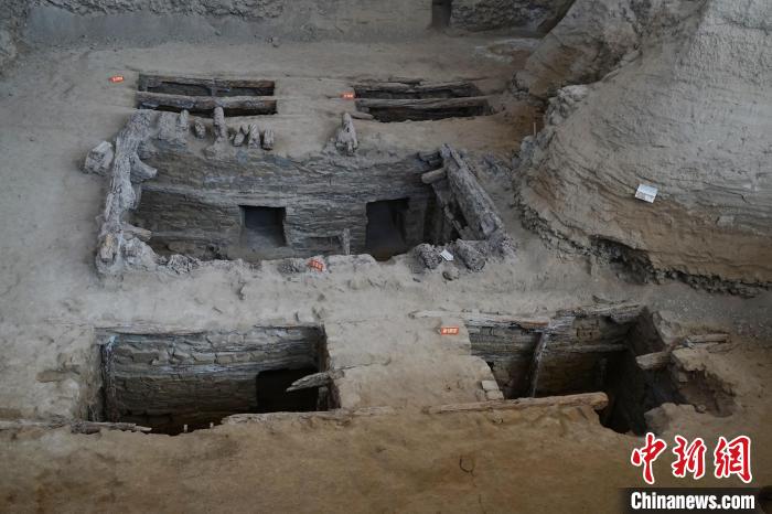 圖為2018血渭一號(hào)墓。　馬銘言 攝