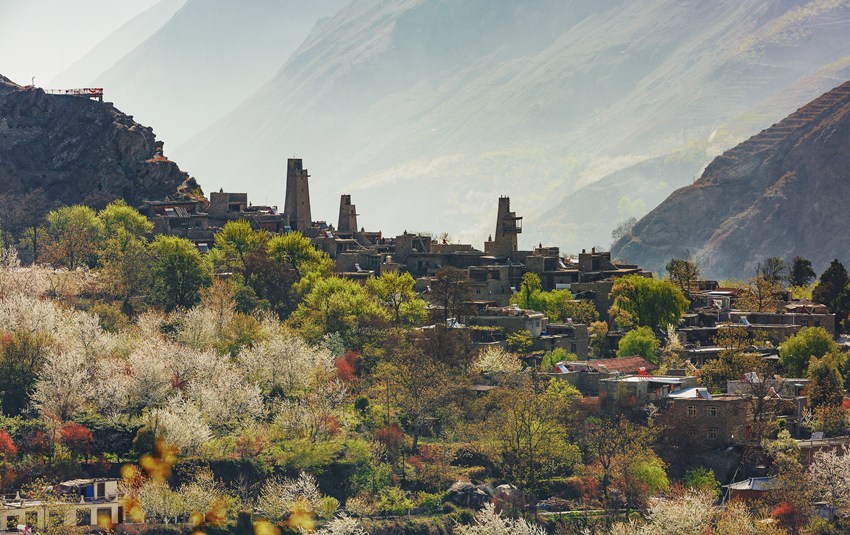 四川省阿壩州理縣桃坪村。四川省文旅廳供圖