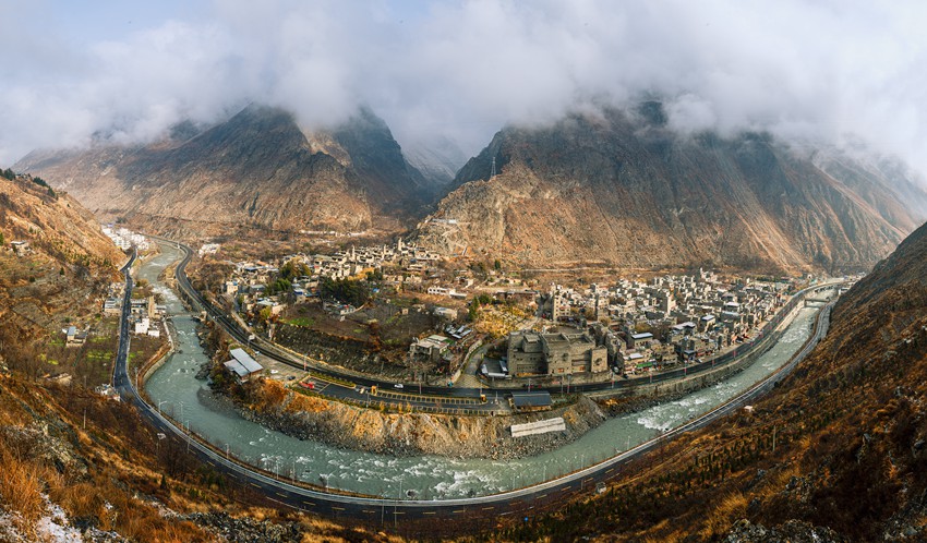 四川省阿壩州理縣桃坪村。四川省文旅廳供圖