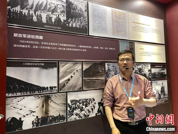 張慶沖在講解。彭寧鈴 攝