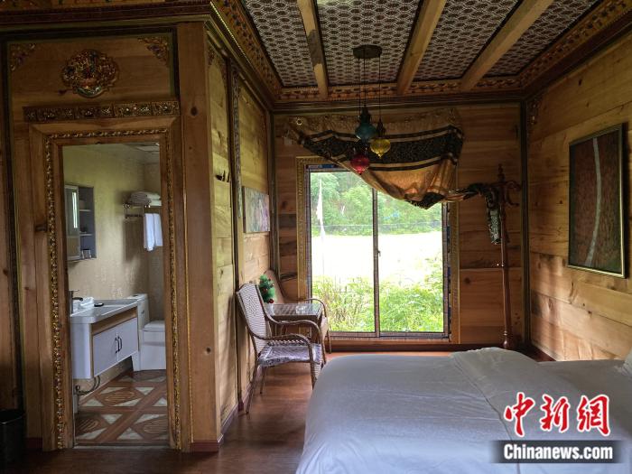 民宿內(nèi)部。彭寧鈴 攝