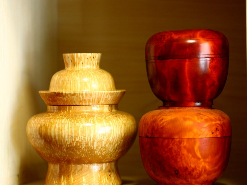 藏地木碗成品。