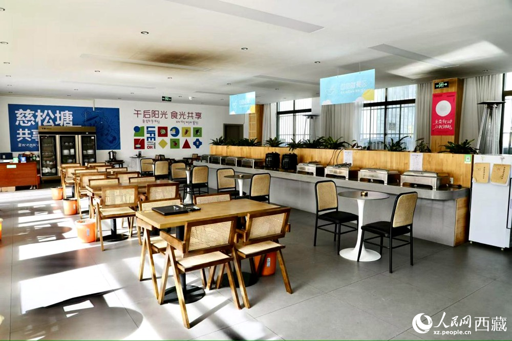 慈松堂社區(qū)共享食堂。人民網(wǎng)記者 次仁羅布攝